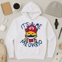 It's A Me Meowrio ,Funny Cat Lover Hoodie thumb 3