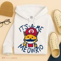 It's A Me Meowrio ,Funny Cat Lover Hoodie thumb 4
