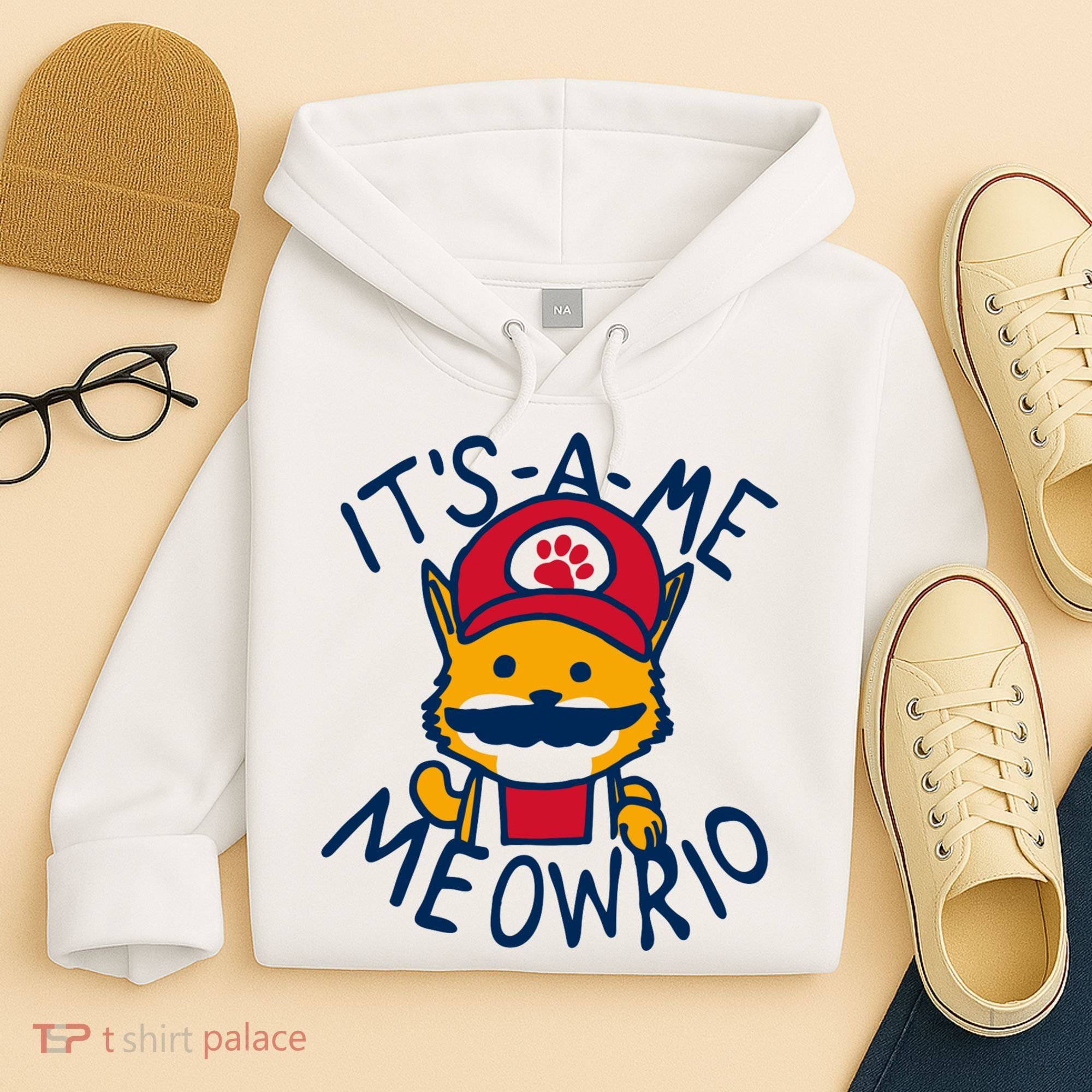 It's A Me Meowrio ,Funny Cat Lover Hoodie