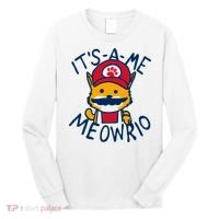It's A Me Meowrio ,Funny Cat Lover Long Sleeve Shirt thumb 0