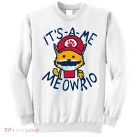 It's A Me Meowrio ,Funny Cat Lover Sweatshirt thumb 0