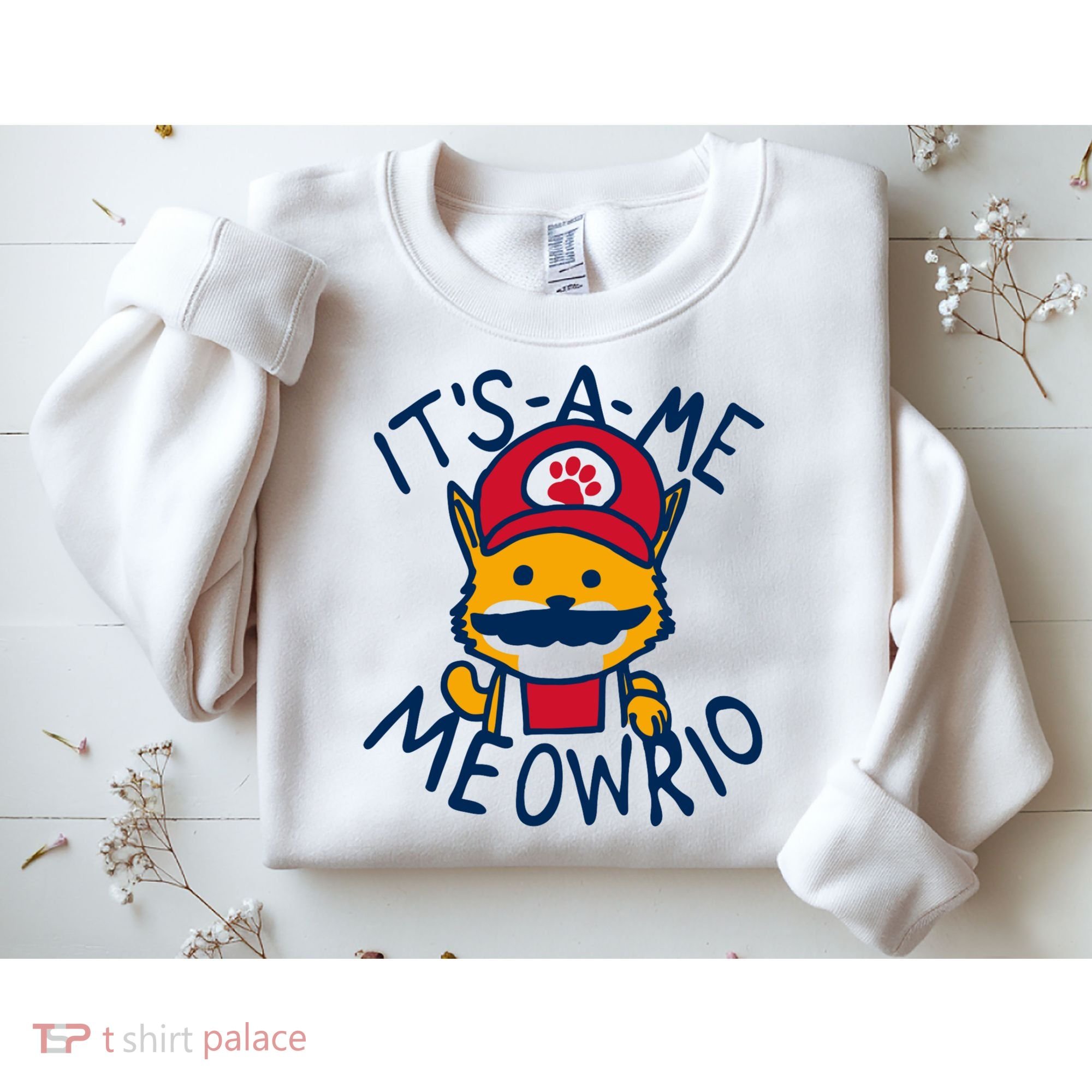 It's A Me Meowrio ,Funny Cat Lover Sweatshirt