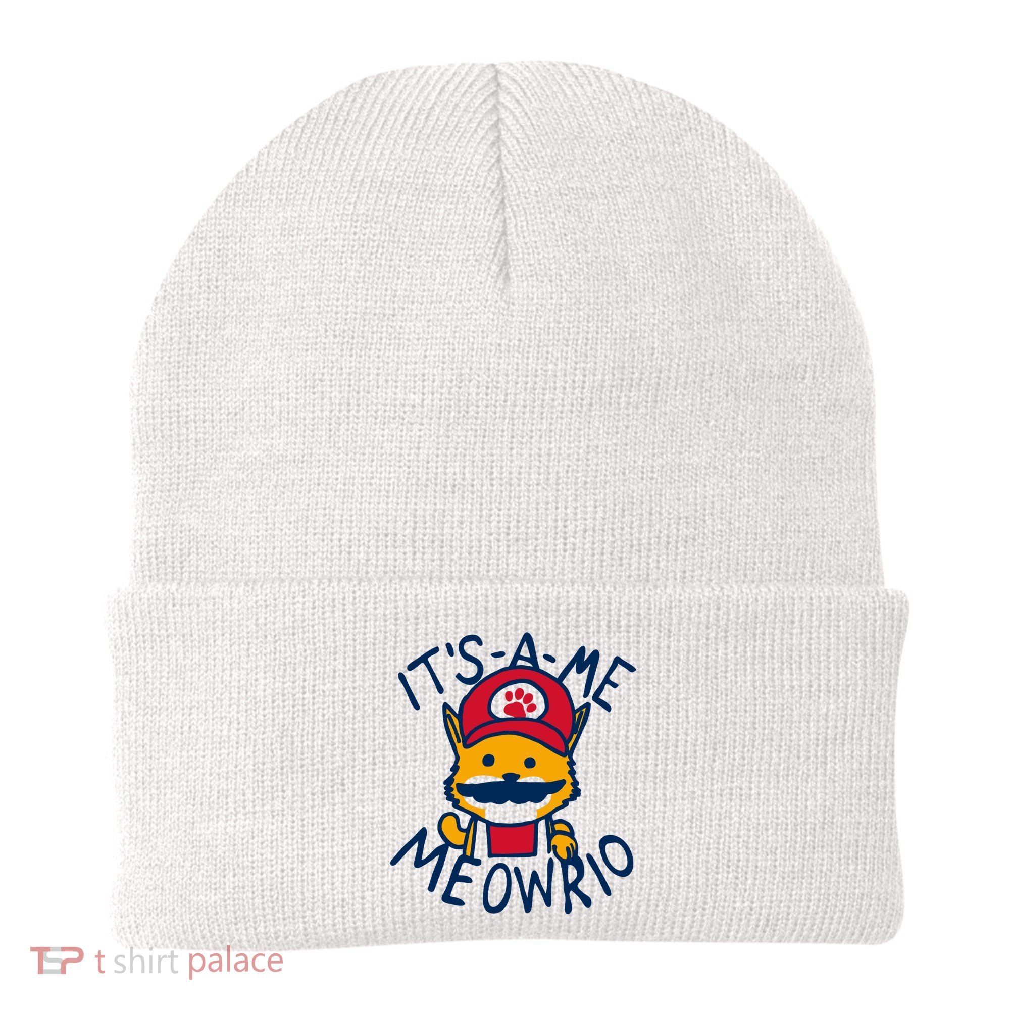 It's A Me Meowrio ,Funny Cat Lover Beanie