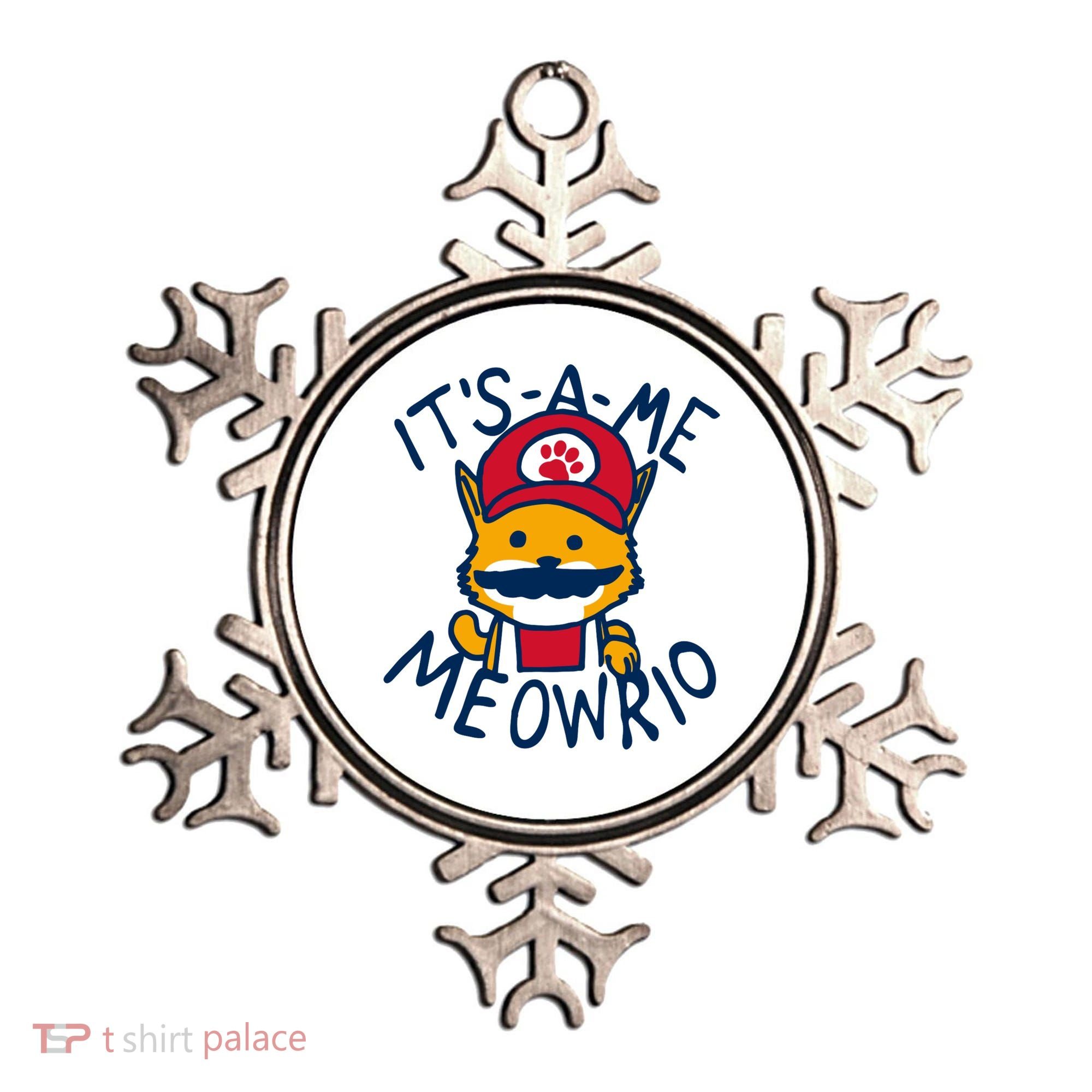 It's A Me Meowrio ,Funny Cat Lover Ornament