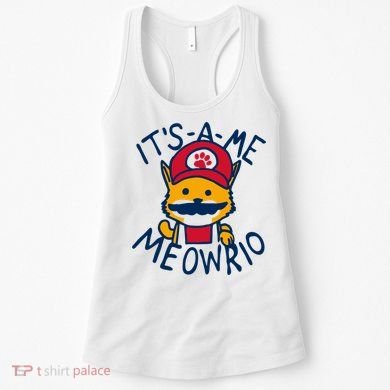It's A Me Meowrio ,Funny Cat Lover Women's Tank Top