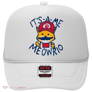 It's A Me Meowrio ,Funny Cat Lover Hat