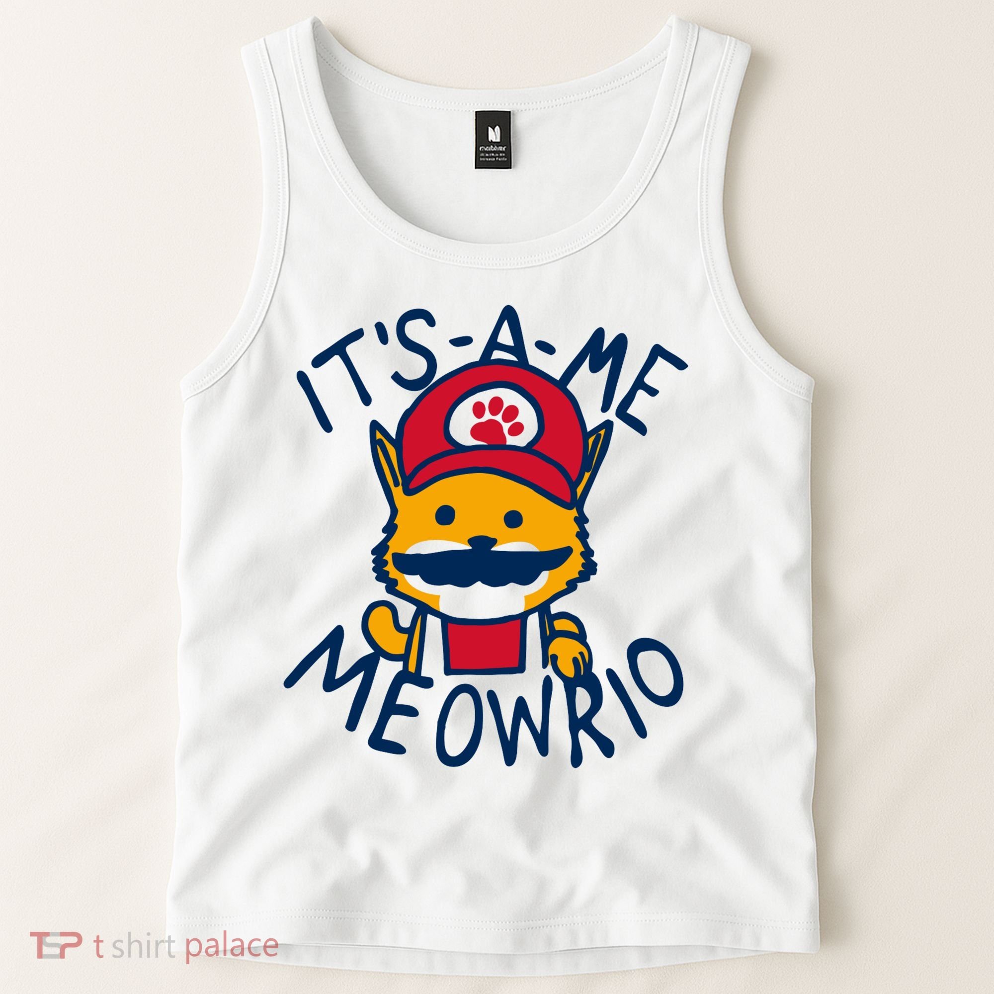 It's A Me Meowrio ,Funny Cat Lover Tank Top