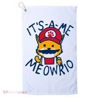 It's A Me Meowrio ,Funny Cat Lover Golf Towel thumb 0