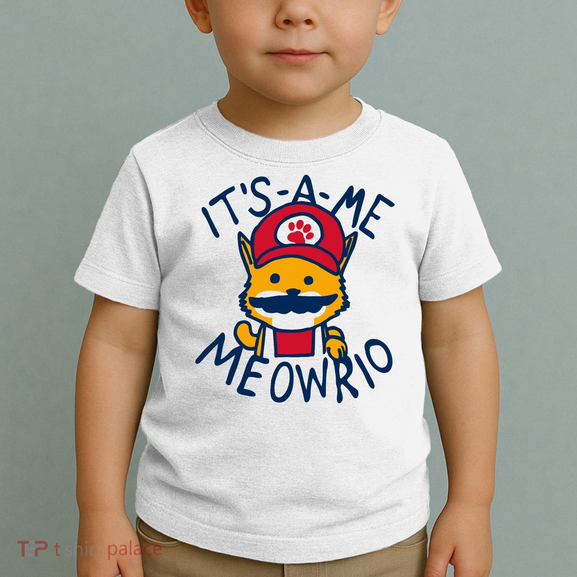 It's A Me Meowrio ,Funny Cat Lover Toddler T-Shirt