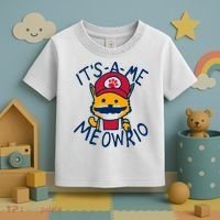 It's A Me Meowrio ,Funny Cat Lover Toddler T-Shirt thumb 3