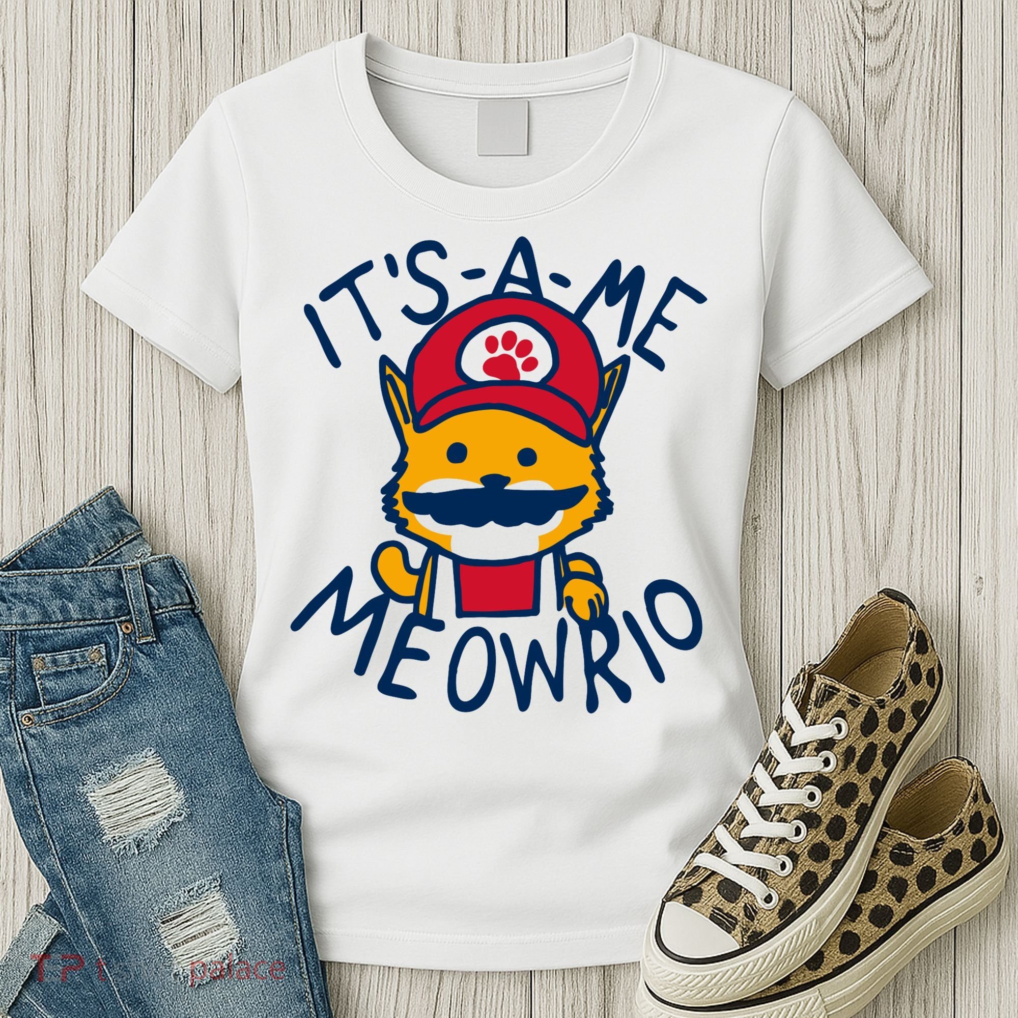 It's A Me Meowrio ,Funny Cat Lover Women's T-Shirt