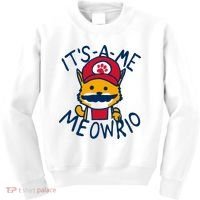 It's A Me Meowrio ,Funny Cat Lover Kids Sweatshirt thumb 0