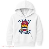 It's A Me Meowrio ,Funny Cat Lover Kids Hoodie thumb 0