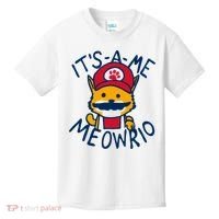 It's A Me Meowrio ,Funny Cat Lover Kids T-Shirt thumb 0