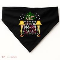 It's A Major Award Funny Christmas Fragile Lamp Leg USA-Made Doggie Bandana thumb 0