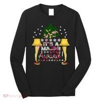 It's A Major Award Funny Christmas Fragile Lamp Leg Long Sleeve Shirt thumb 0