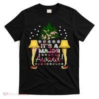 It's A Major Award Funny Christmas Fragile Lamp Leg T-Shirt thumb 0