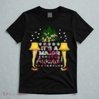 It's A Major Award Funny Christmas Fragile Lamp Leg T-Shirt thumb 5