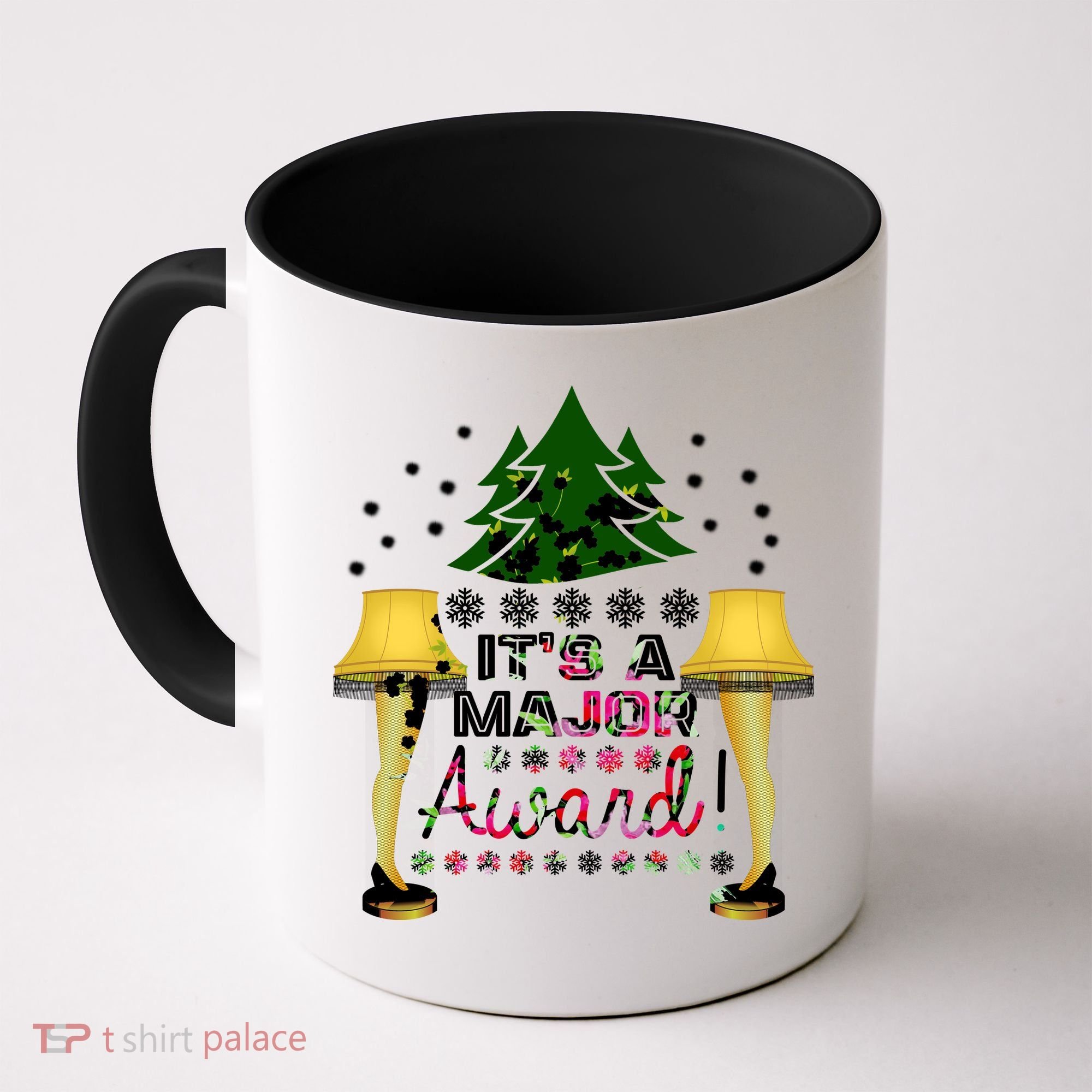 It's A Major Award Funny Christmas Fragile Lamp Leg Coffee Mug