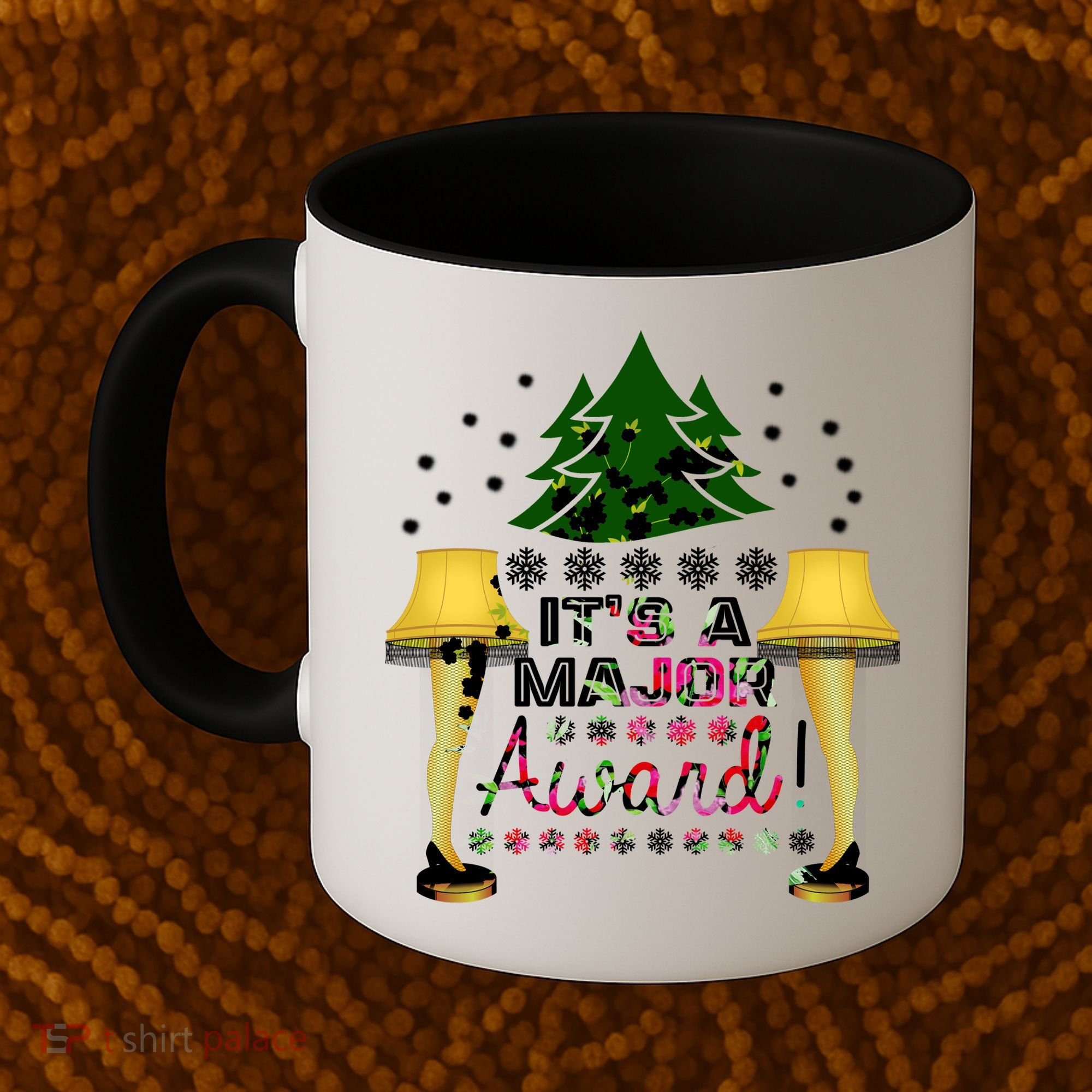 It's A Major Award Funny Christmas Fragile Lamp Leg Coffee Mug