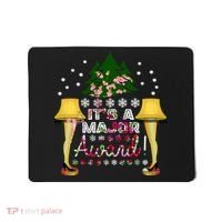 It's A Major Award Funny Christmas Fragile Lamp Leg Mousepad thumb 0