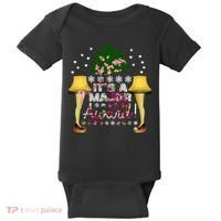 It's A Major Award Funny Christmas Fragile Lamp Leg Baby Bodysuit thumb 0