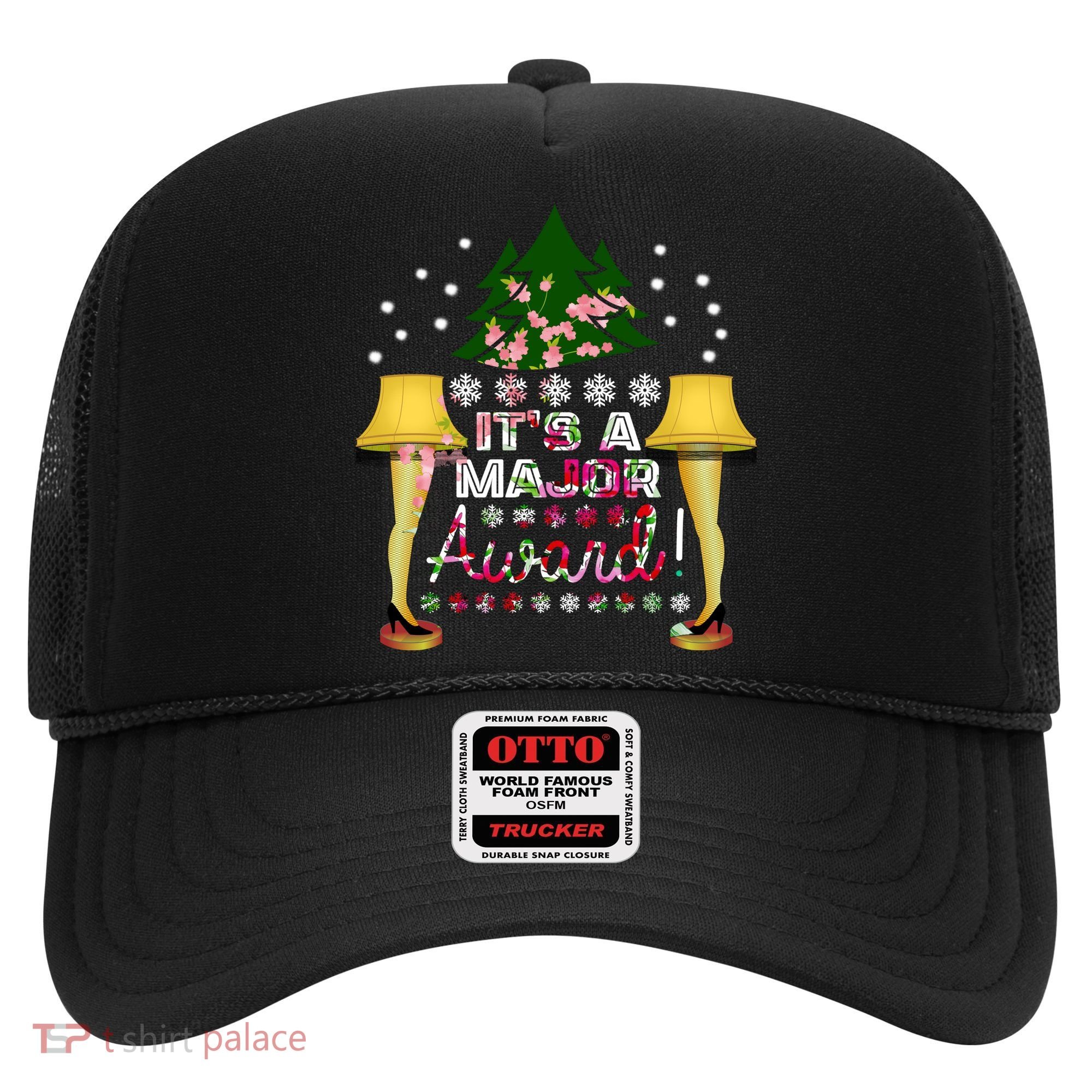 It's A Major Award Funny Christmas Fragile Lamp Leg Hat