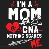 Im A Mom Nurse And A Cna Nothing Scares Me Nurses Mother Gift Hat thumb 2