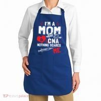 Im A Mom Nurse And A Cna Nothing Scares Me Nurses Mother Gift Apron thumb 2