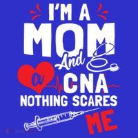 Im A Mom Nurse And A Cna Nothing Scares Me Nurses Mother Gift Sweatshirt thumb 3