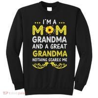 I'm A Mom Grandma Great Nothing Scares Me Mothers Day Gifts Sweatshirt thumb 0