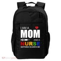I'm A Mom And Nurse Nothing Scares Me Backpack thumb 0
