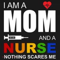 I'm A Mom And Nurse Nothing Scares Me Backpack thumb 2