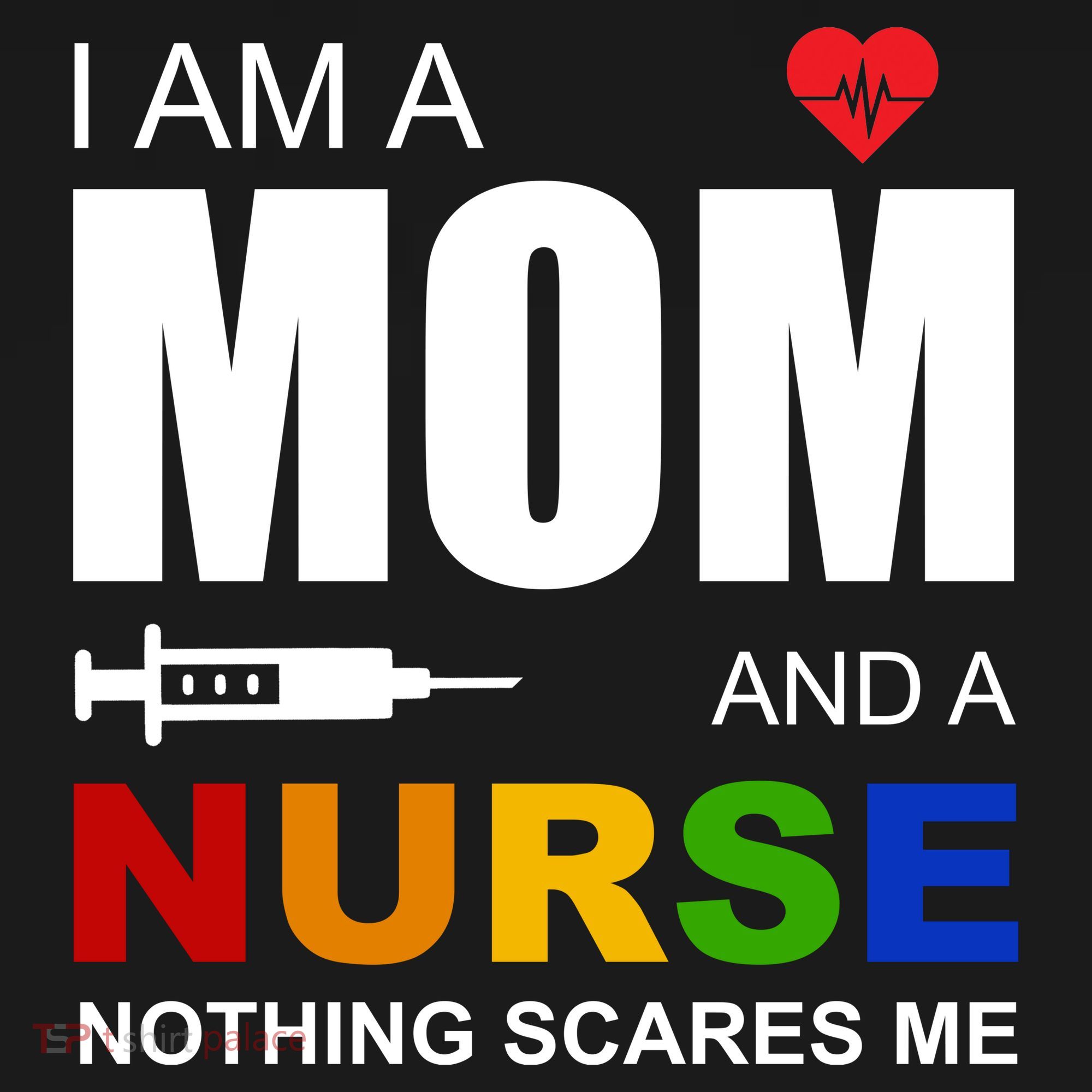 I'm A Mom And Nurse Nothing Scares Me Coaster