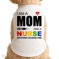 I'm A Mom And Nurse Nothing Scares Me Doggie Tank thumb 0