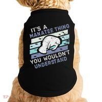 ItS A Manatee Thing You WouldnT Understand Retro Manatees Doggie Tank thumb 0