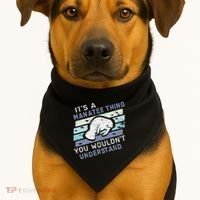 ItS A Manatee Thing You WouldnT Understand Retro Manatees USA-Made Doggie Bandana thumb 1