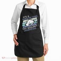 ItS A Manatee Thing You WouldnT Understand Retro Manatees Apron thumb 2