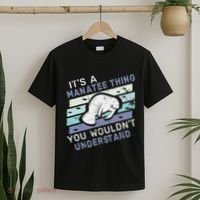 ItS A Manatee Thing You WouldnT Understand Retro Manatees T-Shirt thumb 2