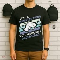 ItS A Manatee Thing You WouldnT Understand Retro Manatees T-Shirt thumb 6