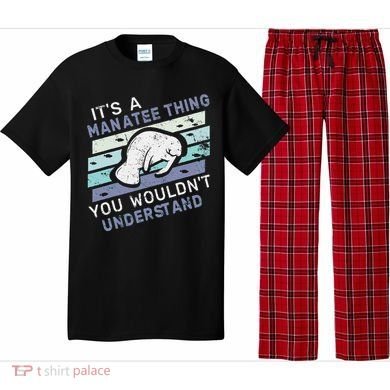 ItS A Manatee Thing You WouldnT Understand Retro Manatees Pajama Set