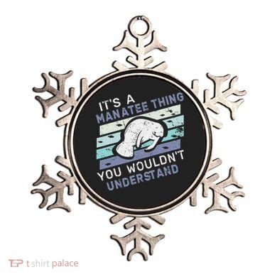ItS A Manatee Thing You WouldnT Understand Retro Manatees Ornament