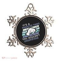 ItS A Manatee Thing You WouldnT Understand Retro Manatees Ornament thumb 0