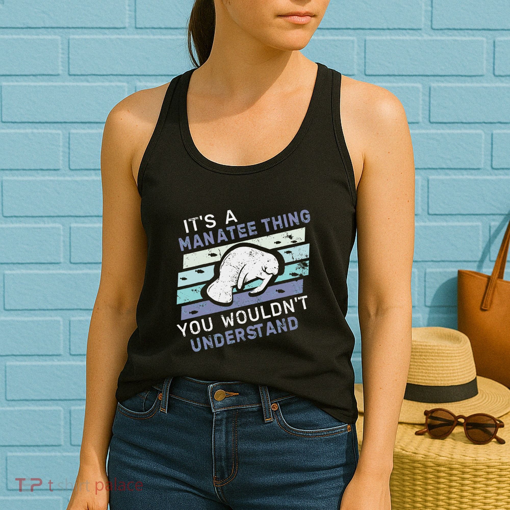 ItS A Manatee Thing You WouldnT Understand Retro Manatees Women's Tank Top