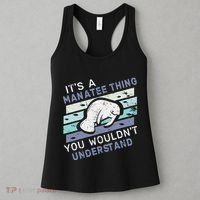 ItS A Manatee Thing You WouldnT Understand Retro Manatees Women's Tank Top thumb 3