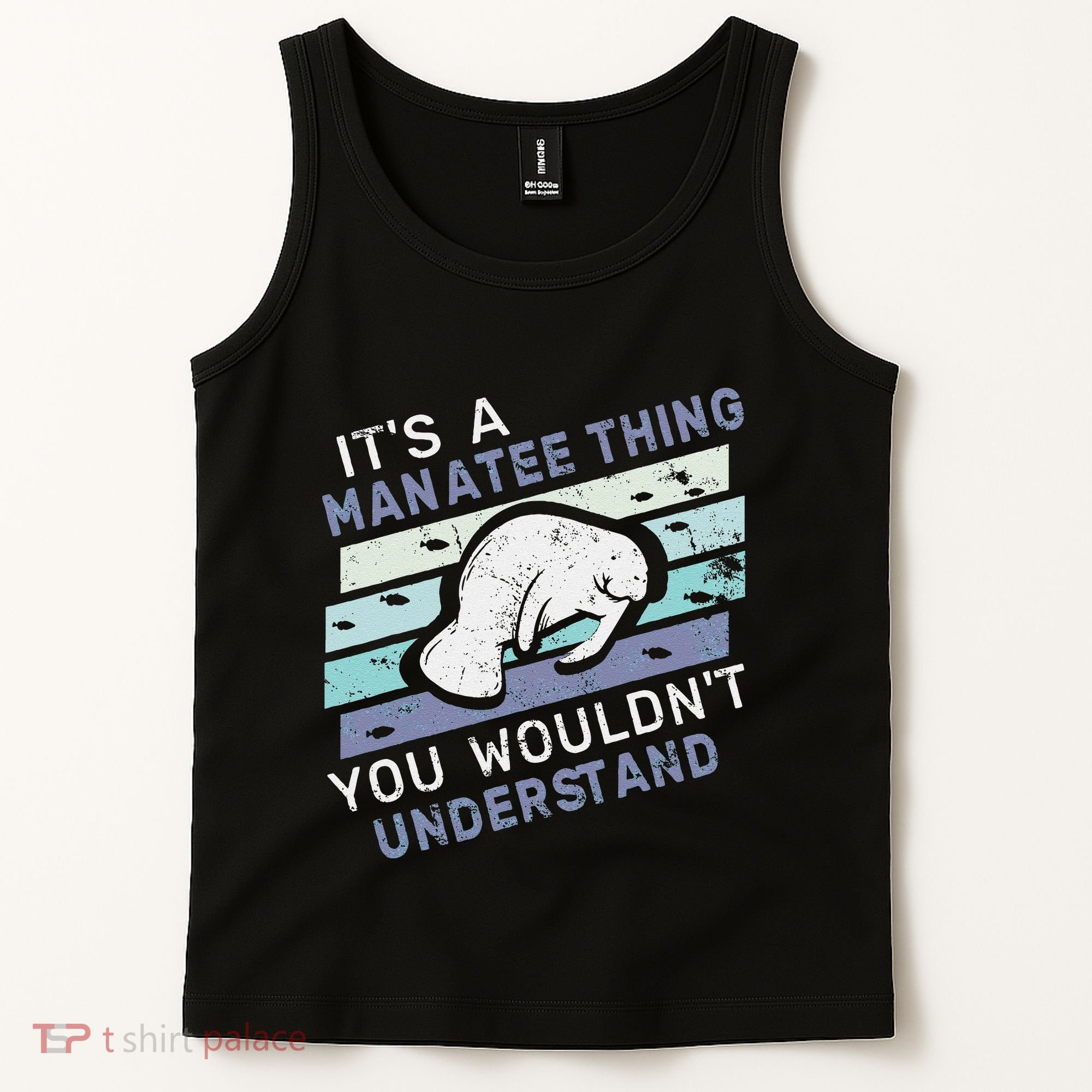 ItS A Manatee Thing You WouldnT Understand Retro Manatees Tank Top