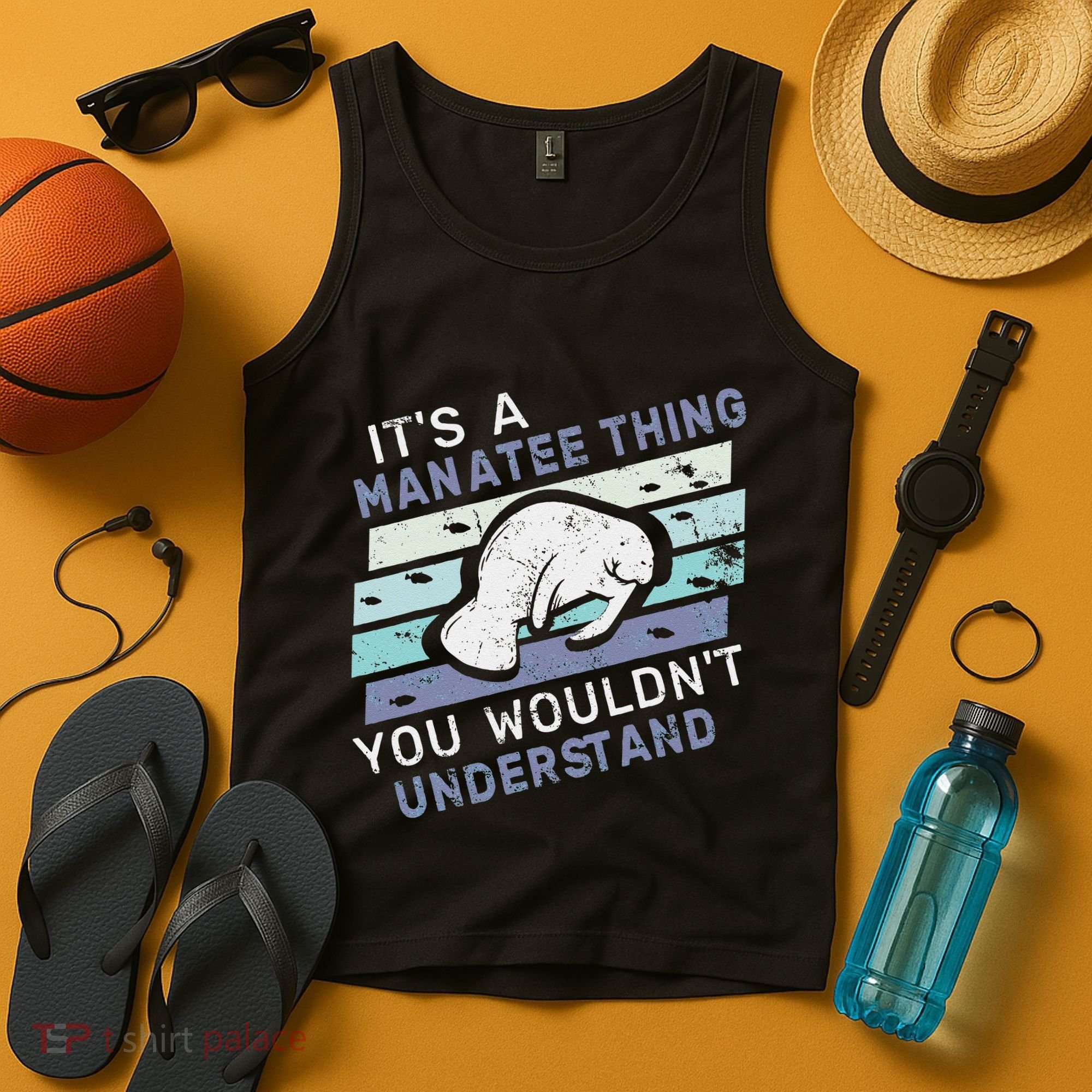 ItS A Manatee Thing You WouldnT Understand Retro Manatees Tank Top