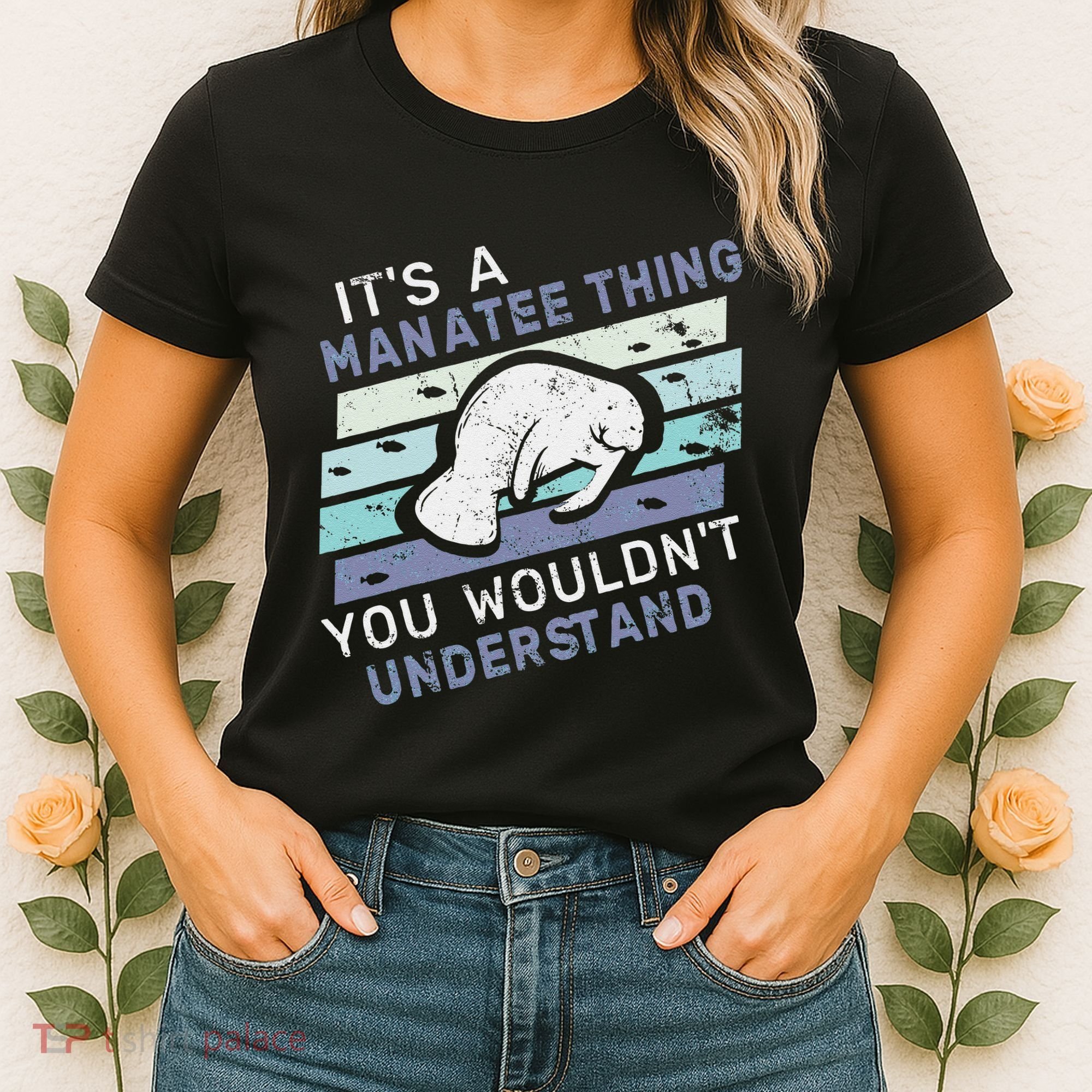 ItS A Manatee Thing You WouldnT Understand Retro Manatees Women's T-Shirt