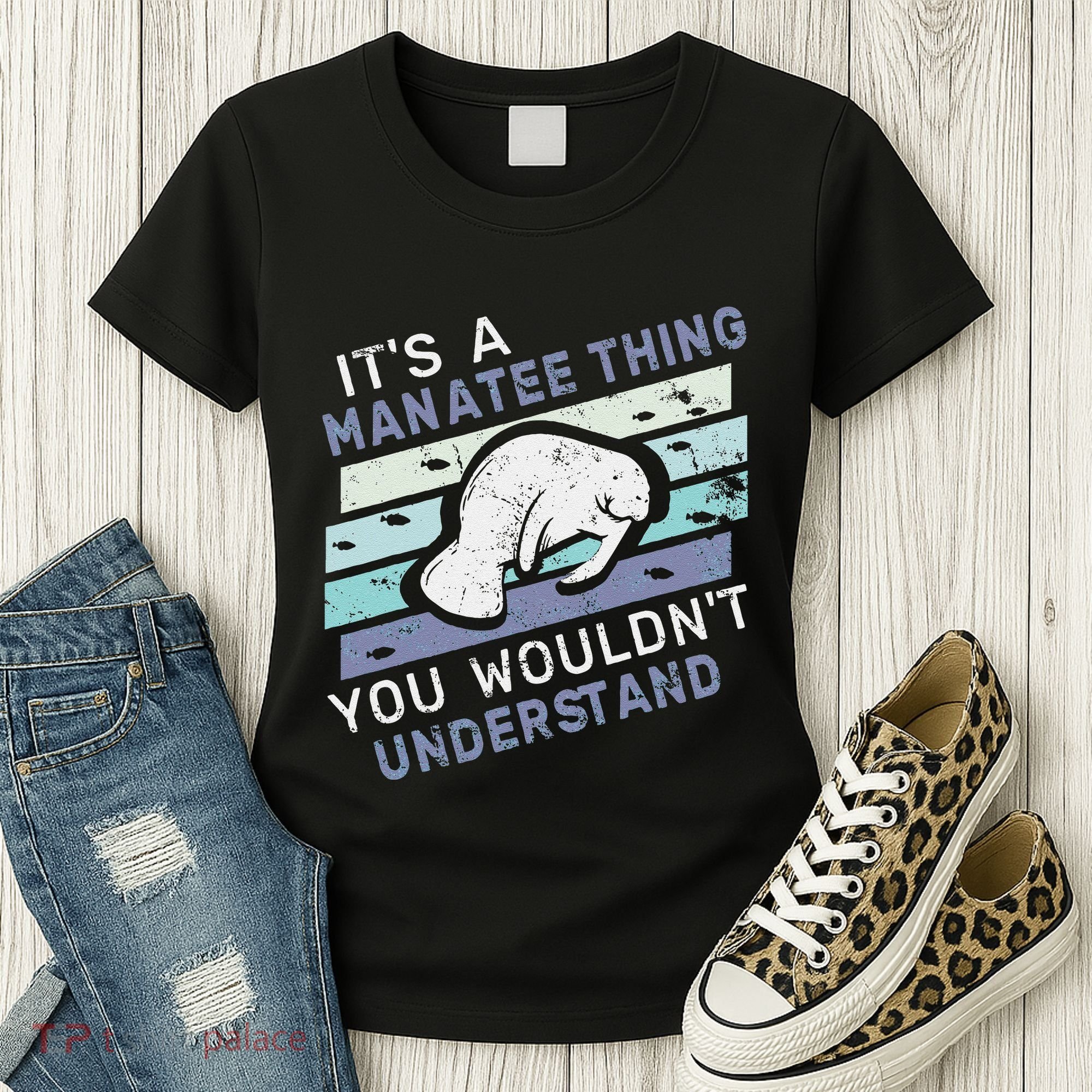 ItS A Manatee Thing You WouldnT Understand Retro Manatees Women's T-Shirt