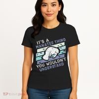 ItS A Manatee Thing You WouldnT Understand Retro Manatees Women's T-Shirt thumb 4